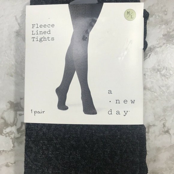 A New Day Women’s Cable Twist Fleece Lined Tights